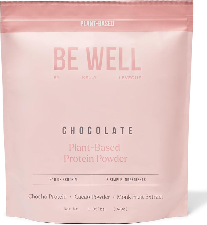 Be Well By Kelly Chocolate Plant-Based Protein Powder,