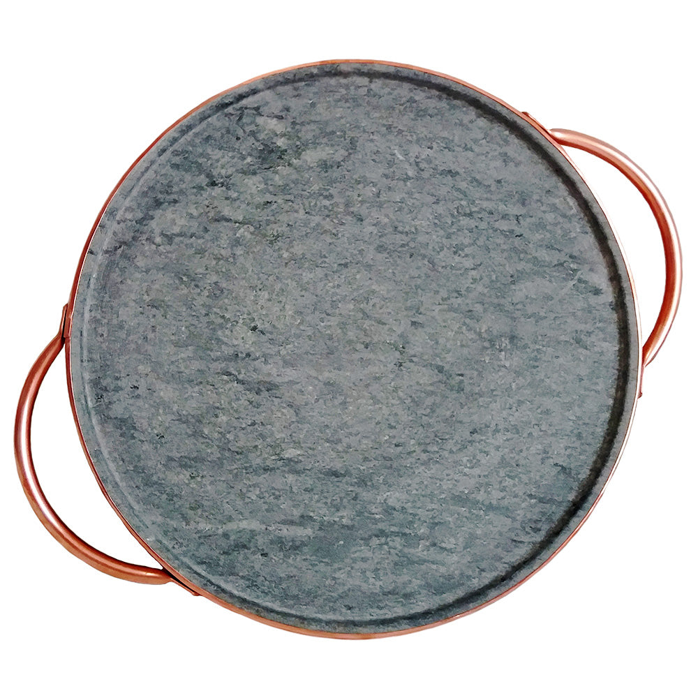 Cookstone Cuprum Line Soapstone Pizza Dish – Handmade , Non-Stick