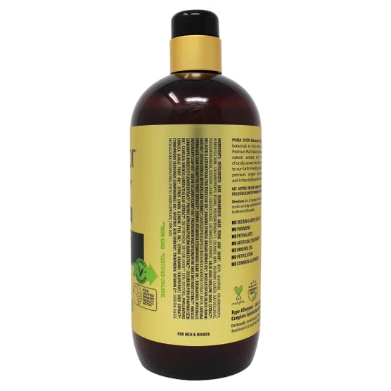 Pura d'or Advanced Therapy Shampoo & Conditioner Set – 24 fl oz Bottles (2 Pack)
