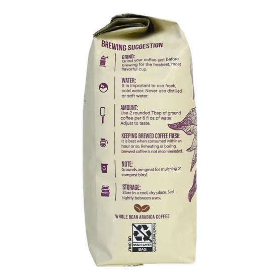 Kirkland Signature Organic Whole Bean Coffee, 2 lb, 2-Pack