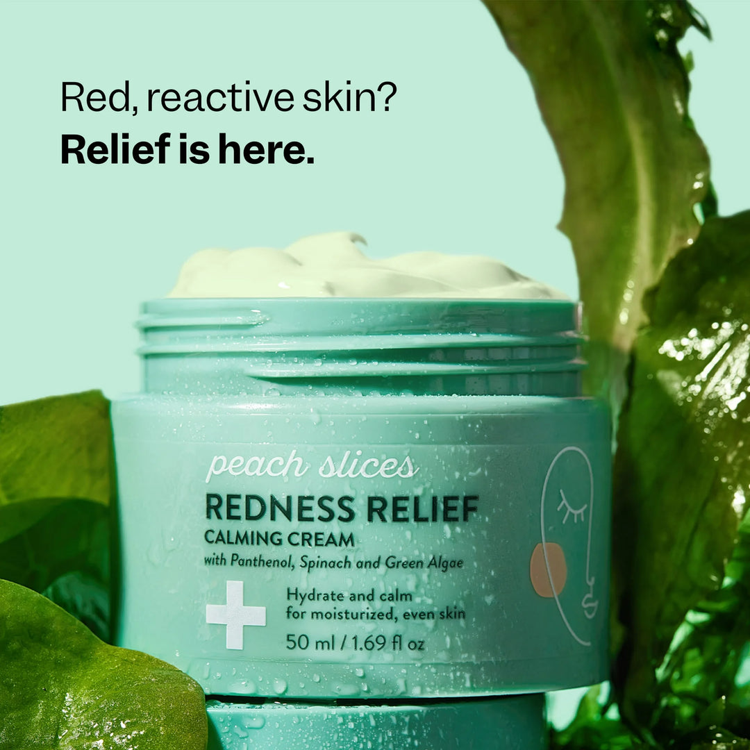 Peach Slices Redness Relief Calming Face Cream 50ml – Hydrating & Soothing for All Skin Types