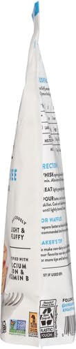 Package of light and fluffy baking powder with text and branding.