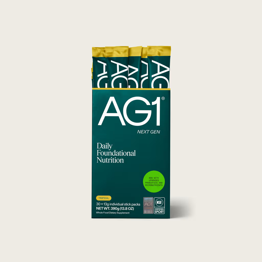 AG1 Daily Greens Powder – Ultimate Daily Whole Food Sourced All in One Greens Supplement Powder