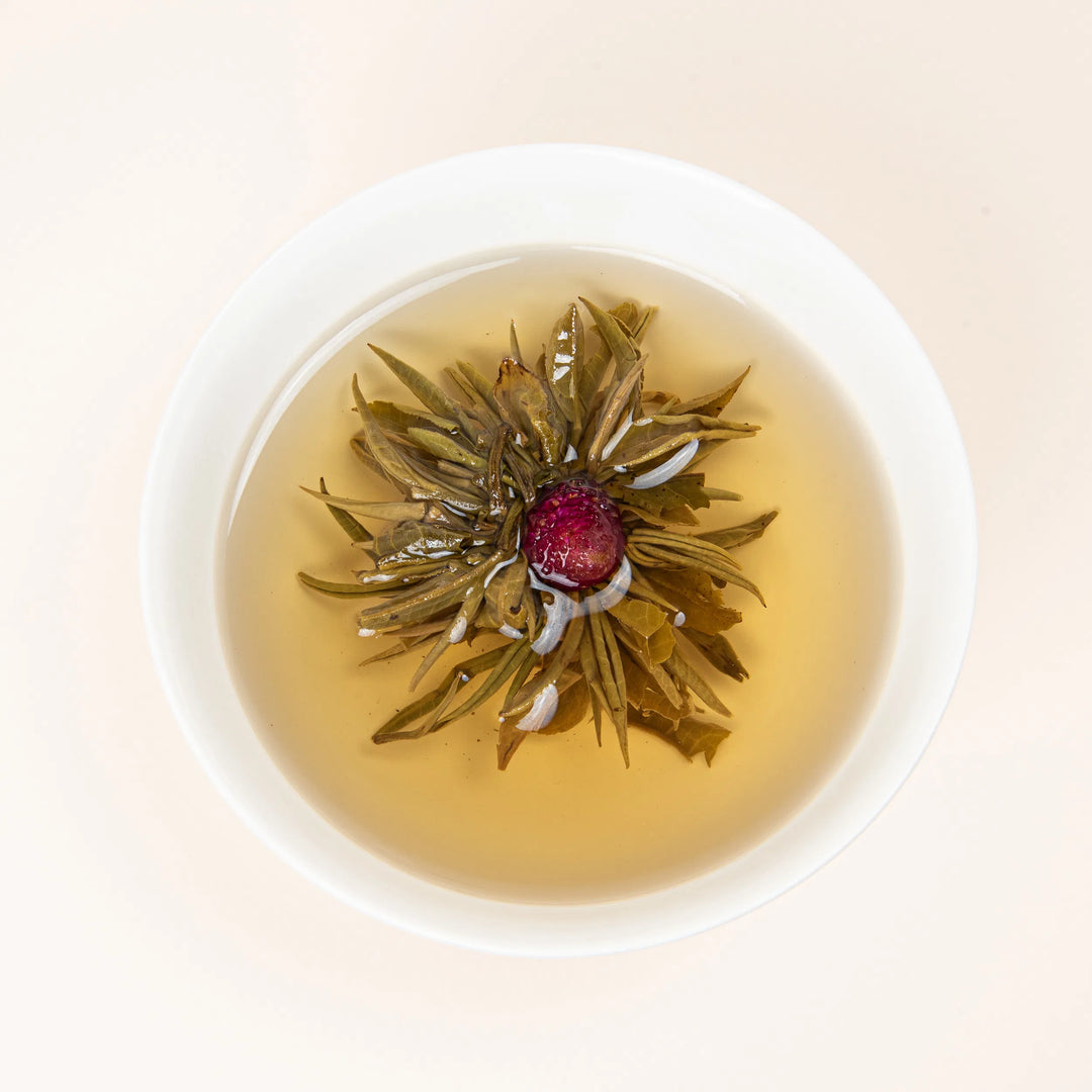 Jasmin Yu Long Tao Flowering Green Tea with Jasmine & Amaranth, Loose Leaf, 12 g