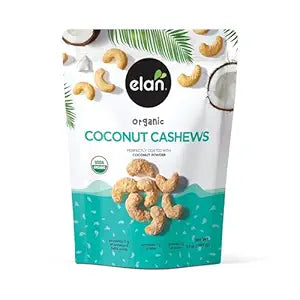 Elan Organic Coconut Cashews | Organic, Vegan, Gluten-Free Snack