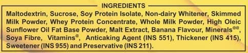 Endura Mass Weight Gainer Powder – Banana (500g)