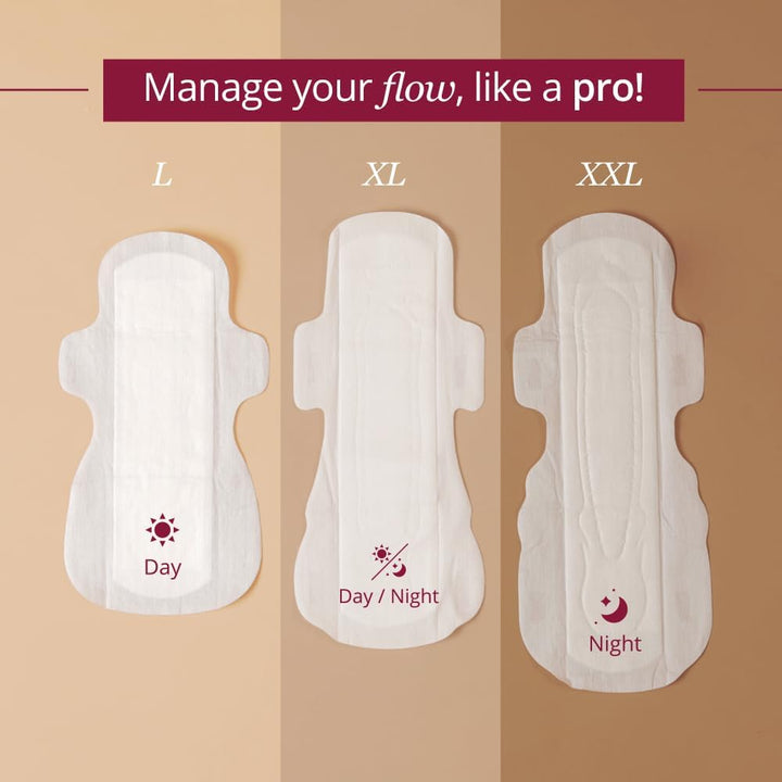 Carmesi Sensitive Sanitary Napkins with Soft Wings – Large Size, 30 Count