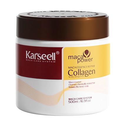Karseell Collagen Hair Mask with Argan Oil – 16.9 oz (500 ml)