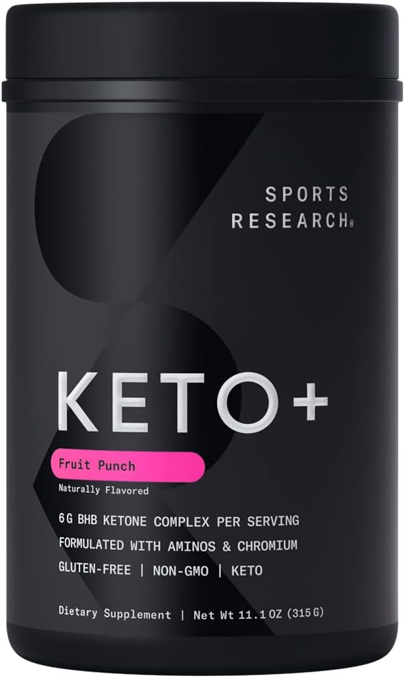 Sports Research Keto Plus Exogenous Ketones with goBHB - 30 Servings
