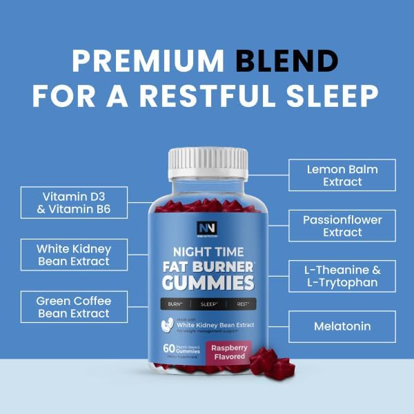 Night Time Wellness Gummies with Melatonin & Botanical Extracts