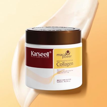 Karseell Collagen Hair Mask with Argan Oil – 16.9 oz (500 ml)