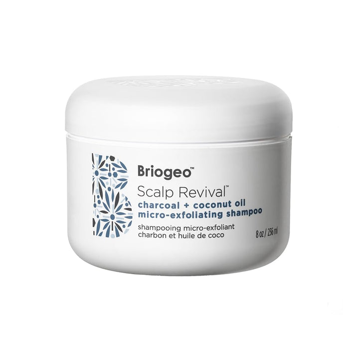 Briogeo Scalp Revival Charcoal Exfoliating Shampoo – Sulfate-Free Scalp Scrub for Dandruff, Oily & Itchy Scalp | Hydrating Coconut Oil | Vegan - 8oz