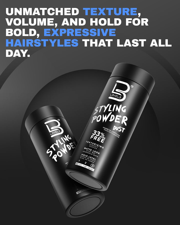 L3 Level 3 Hair Styling Powder Matte Finish 30g