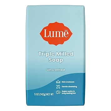 Lume Triple Milled Bar Soap, 5oz – Gentle Moisturizing Cleanser