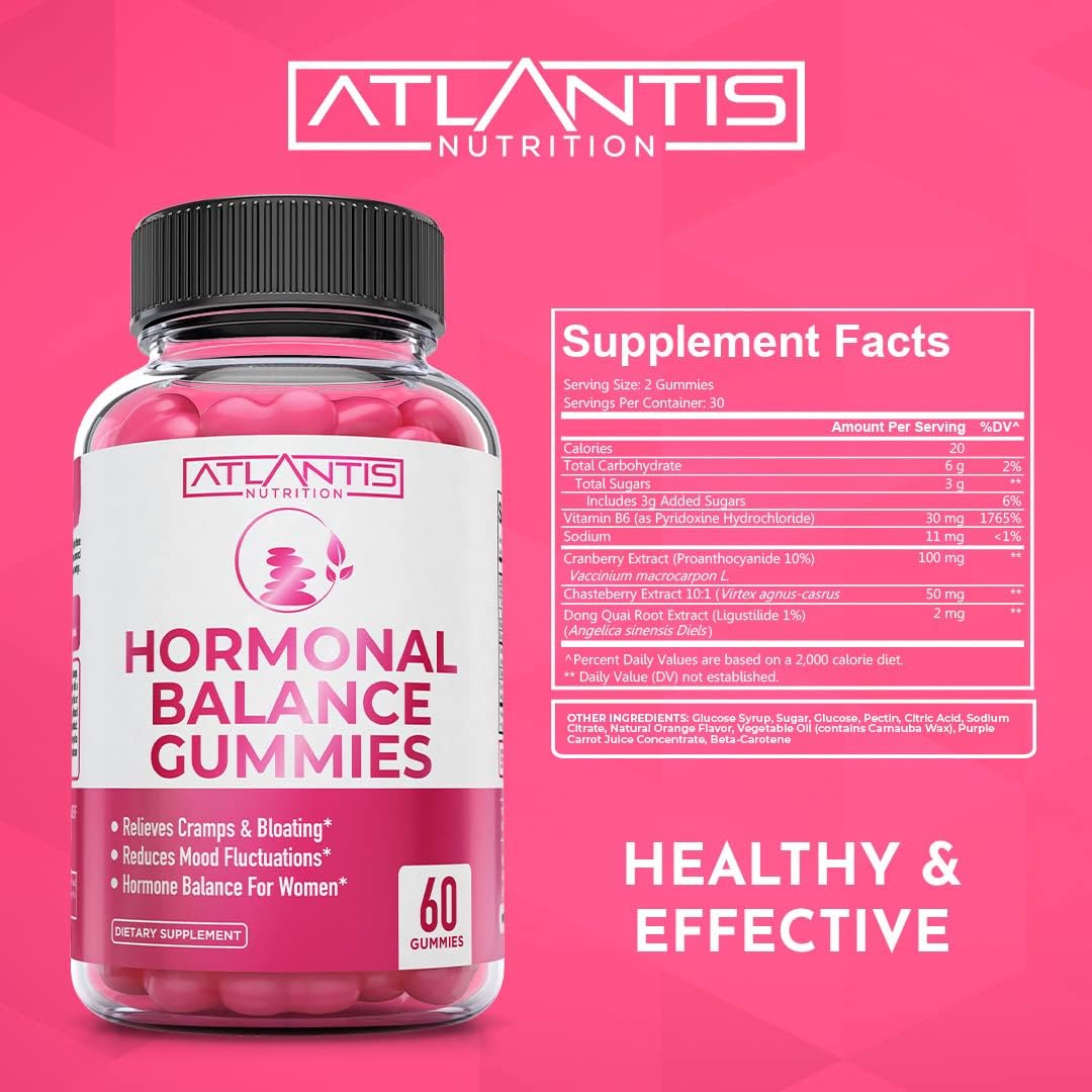 Atlantis Nutrition Hormonal Balance Gummies for Women
