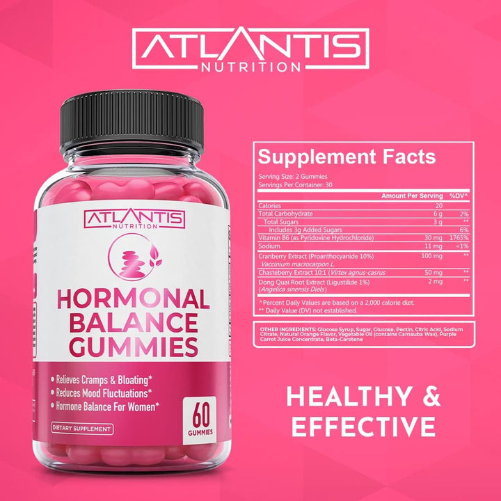 Atlantis Nutrition Hormonal Balance Gummies for Women