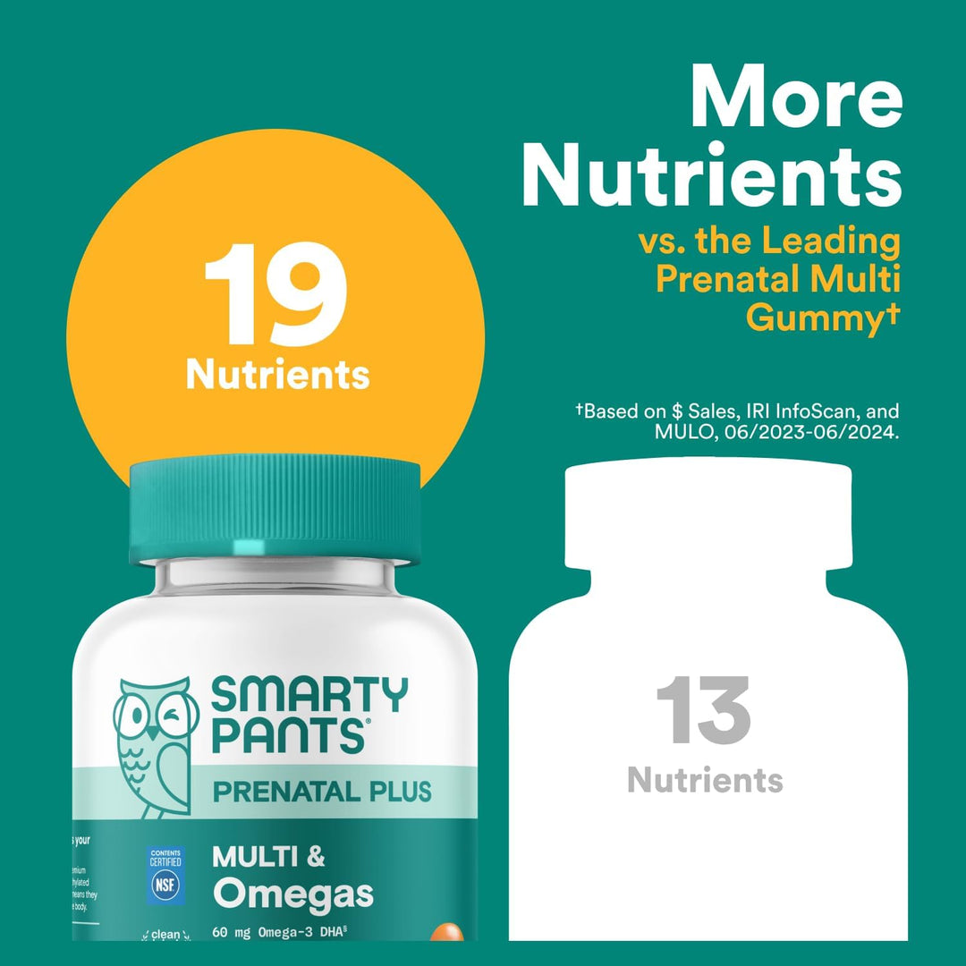 SmartyPants Prenatal Multivitamin Gummies - 90 count