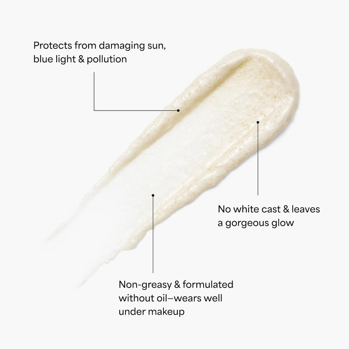 TULA Skin Care Protect + Glow SPF 30 Sunscreen Stick, 37g – Blue Light & Pollution Protection, No White Cast