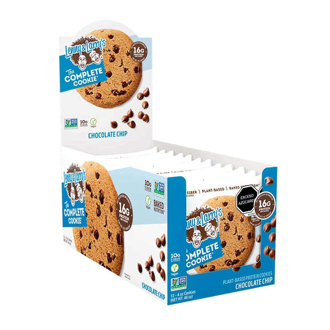 Display of Layla & Lorne's Complete Cookie Chocolate Chip packaging on a white background