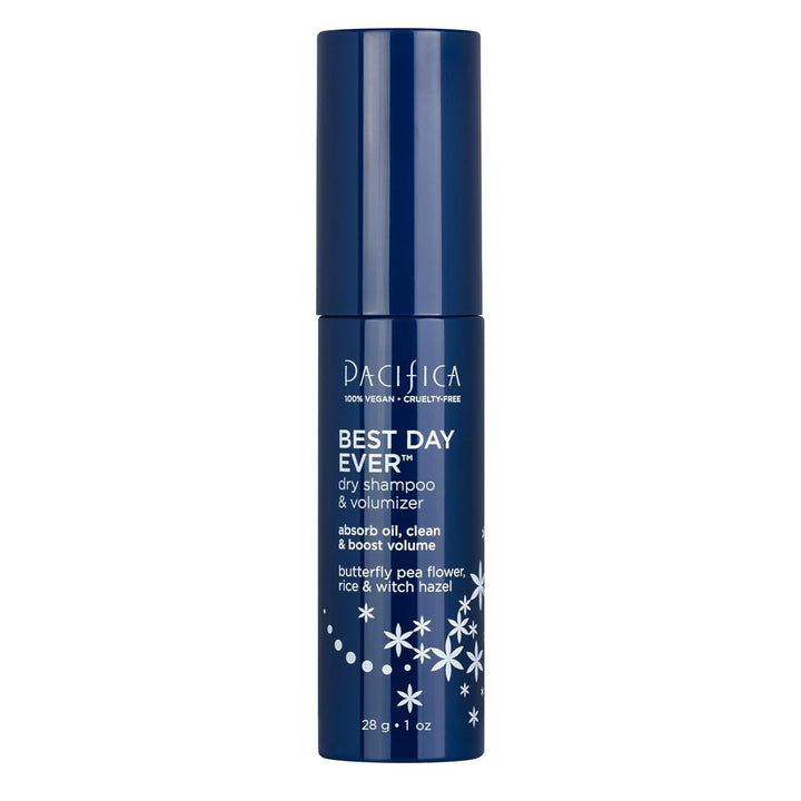 Pacifica Best Day Ever Dry Shampoo Powder – Waterless Hair Refresh & Oil Absorber – Adds Volume & Texture – Non-Aerosol, Vegan, Cruelty-Free – 1.4 oz