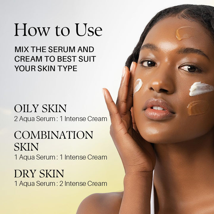 d'Alba Piedmont White Truffle Double Serum & Cream - 2-in-1 Vegan Face Moisturizer - 70g / 2.46 oz