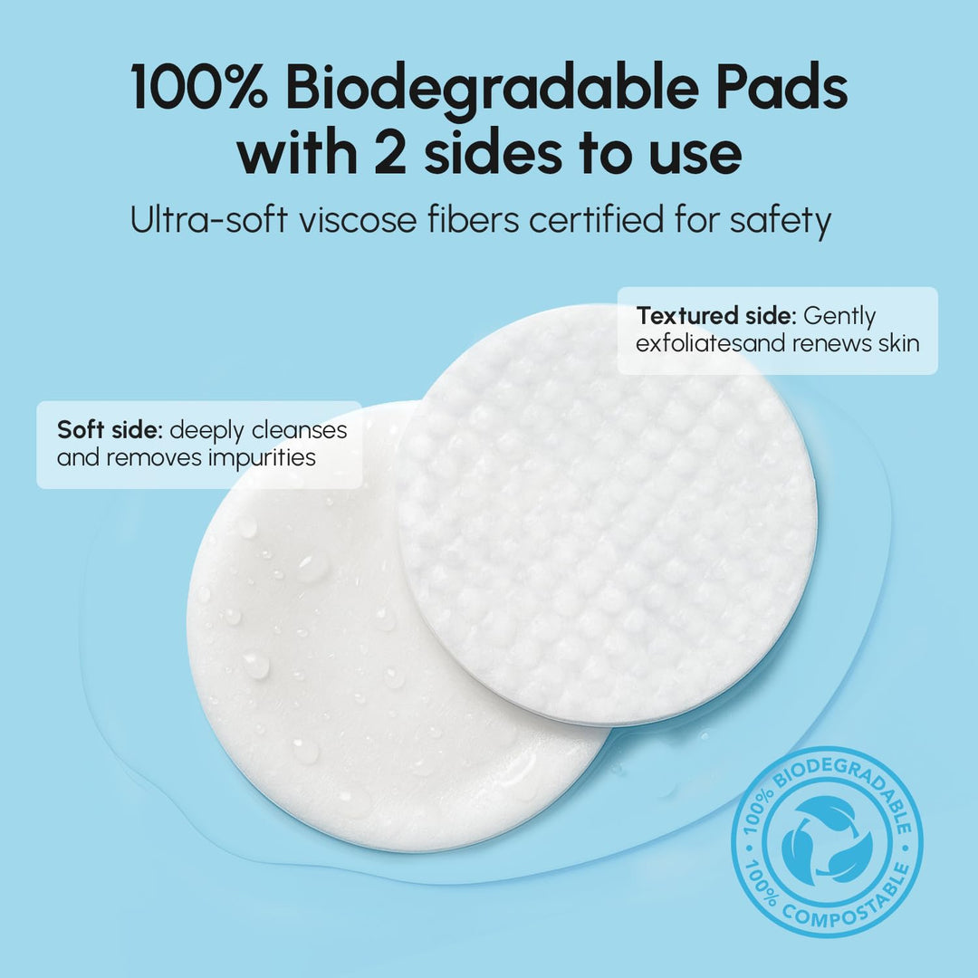 MAREE Glycolic Acid Toner Pads with Salicylic Acid – Exfoliating & Brightening Face Pads