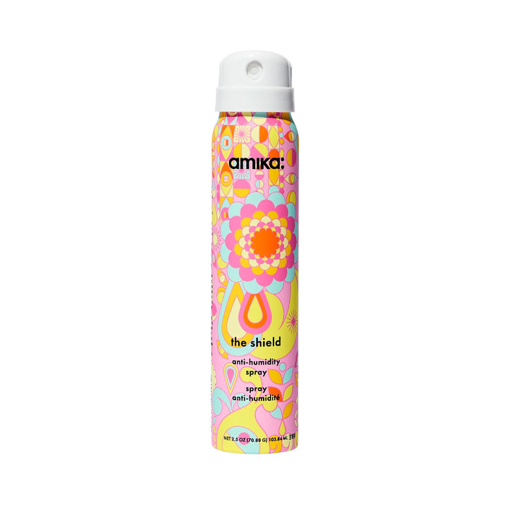 Amika The Shield Anti-Humidity Spray, Heat Protection Up to 230°C / 450°F, UV Filter Hair Spray, 221 ml / 5.3 oz