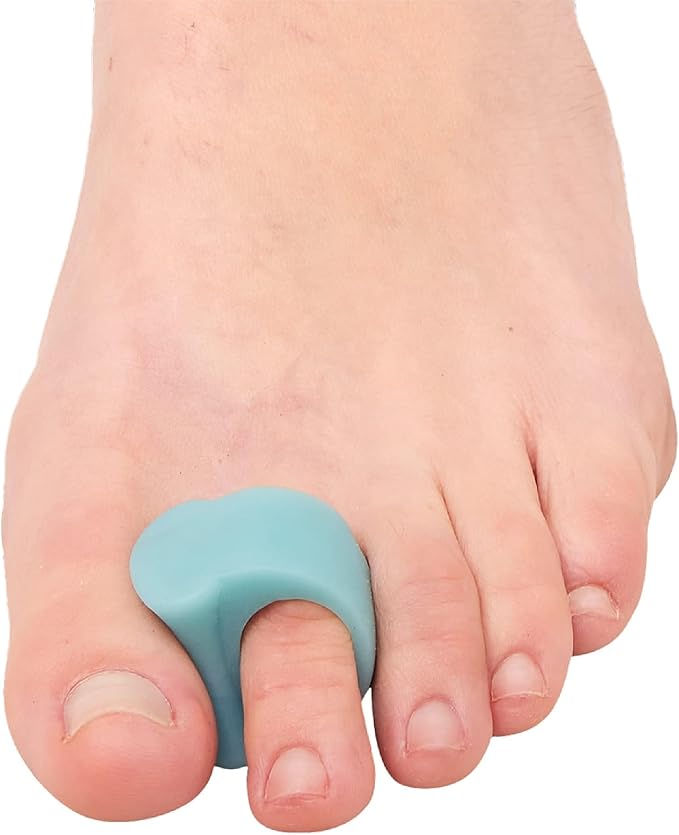 ZenToes Gel Toe Separators for Overlapping Toes & Bunions – Big Toe Alignment Corrector & Spacer – 4 Pack