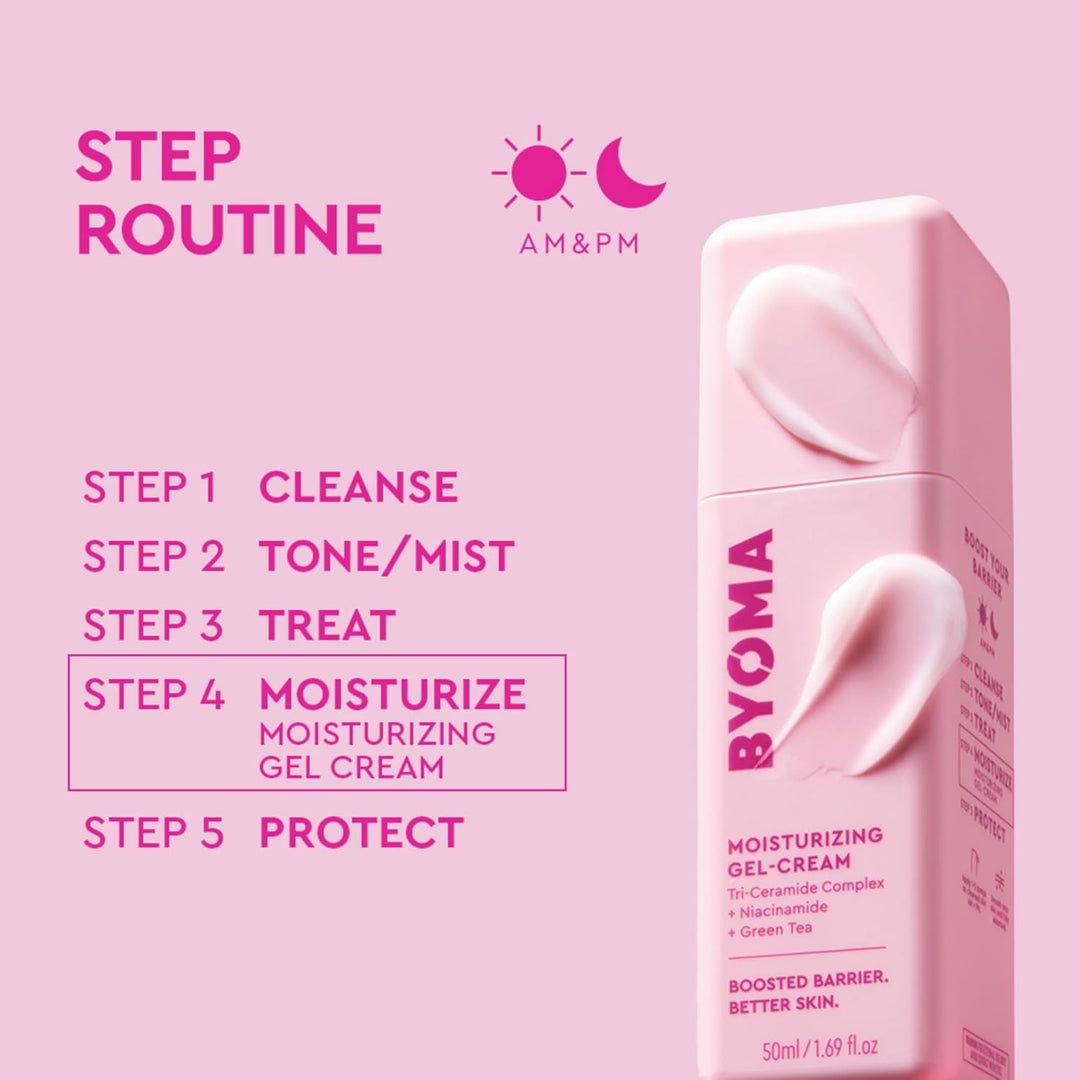 BYOMA Moisturizing Gel Cream - Barrier Repair Face Moisturizer - 50ml / 1.69 fl. oz