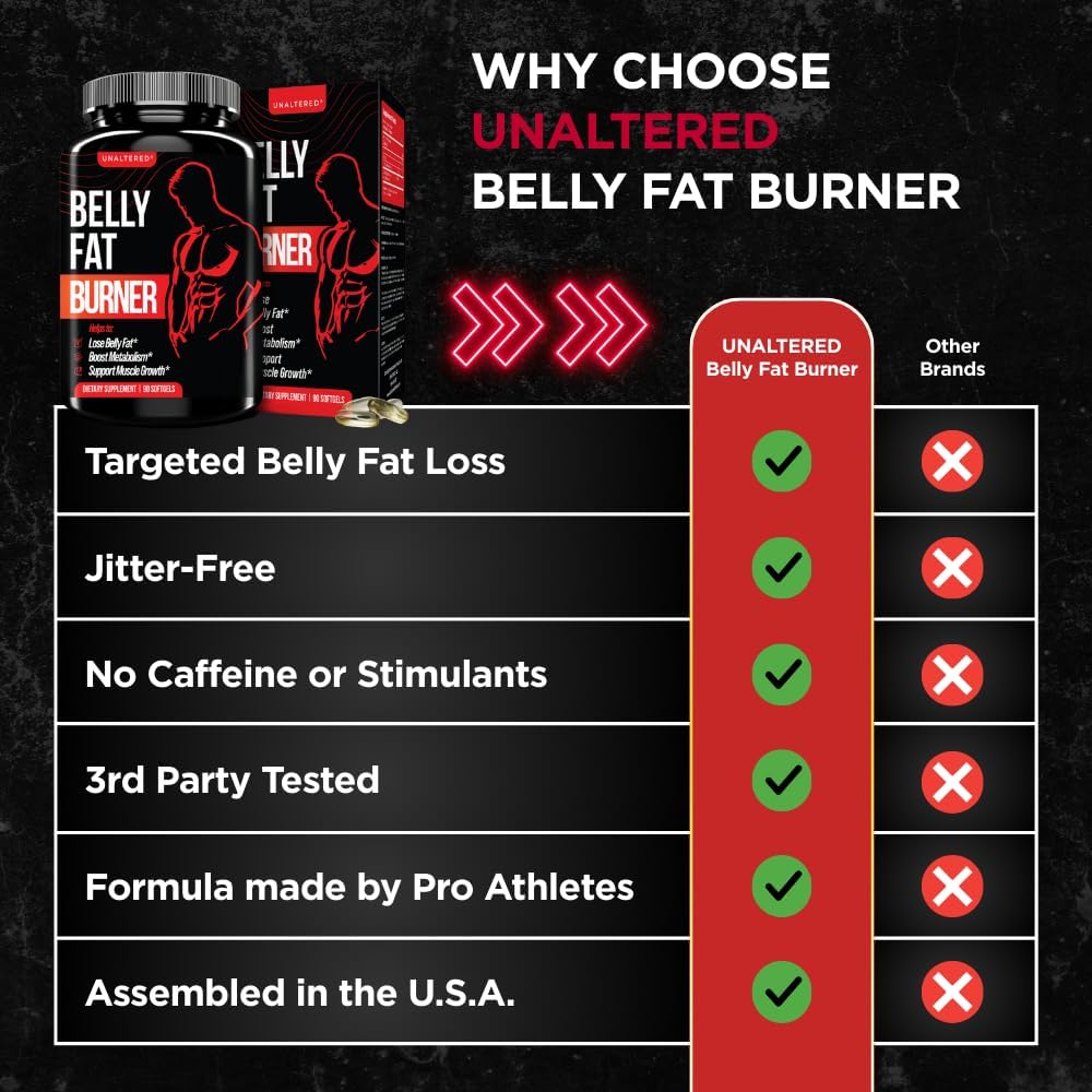 UNALTERED CLA Softgel Supplement for Men, 90 Capsules