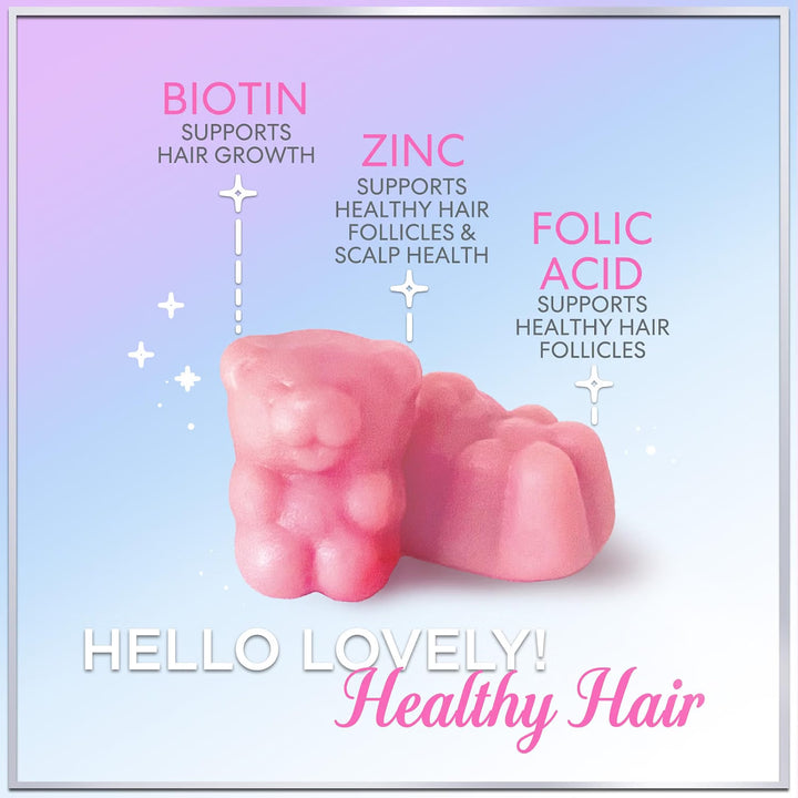 Advanced Hair Skin and Nails Gummies with Biotin (120 Count)