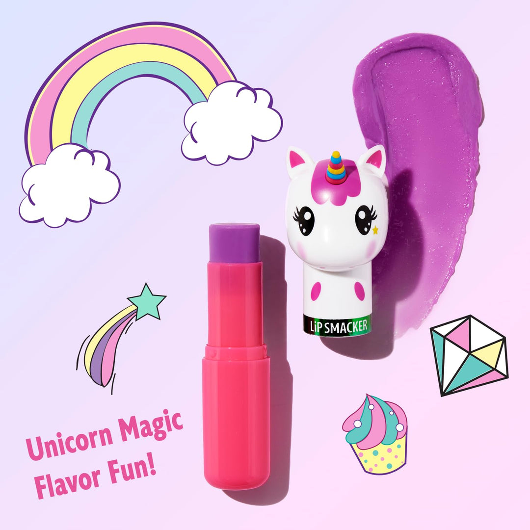 Lip Smacker Lippy Pals Unicorn – Unicorn Magic Flavor | Moisturizing Lip Balm | Soft Shine | Vegan & Cruelty-Free