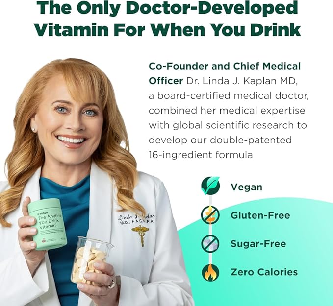 H-Proof Anytime Vitamin Chewables –  40 Tablets, Sugar-Free & Vegan