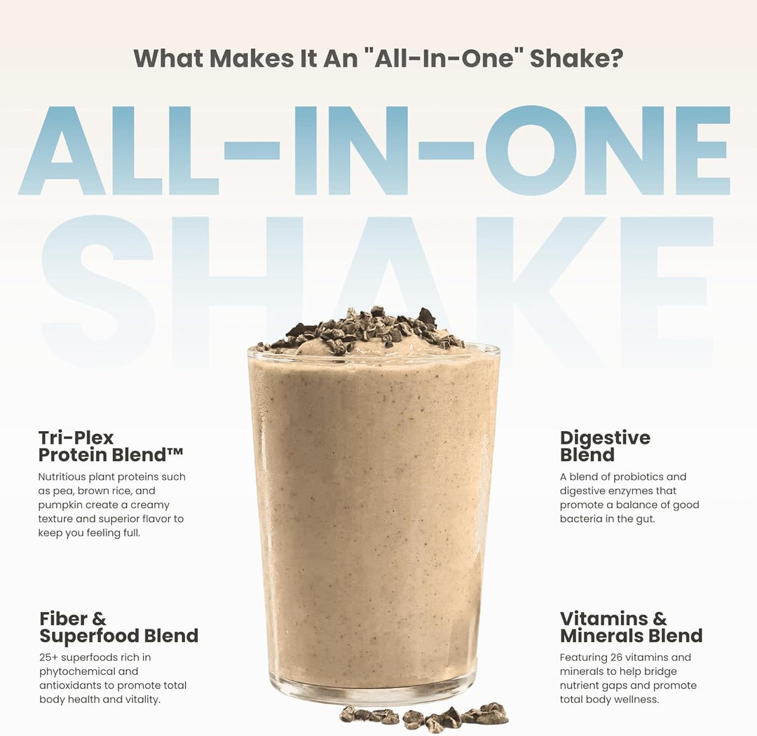 310 Nutrition All-In-One Vegan Meal Replacement Shake – High Protein, Low Carb, Keto & Paleo Friendly – Gluten-Free, Naturally Sweetened - 28 servings