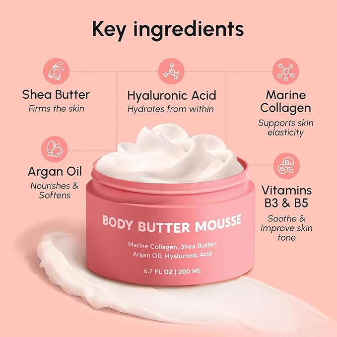 MAREE Whipped Body Butter Mousse - Made for Dry Skin in GCC Climate