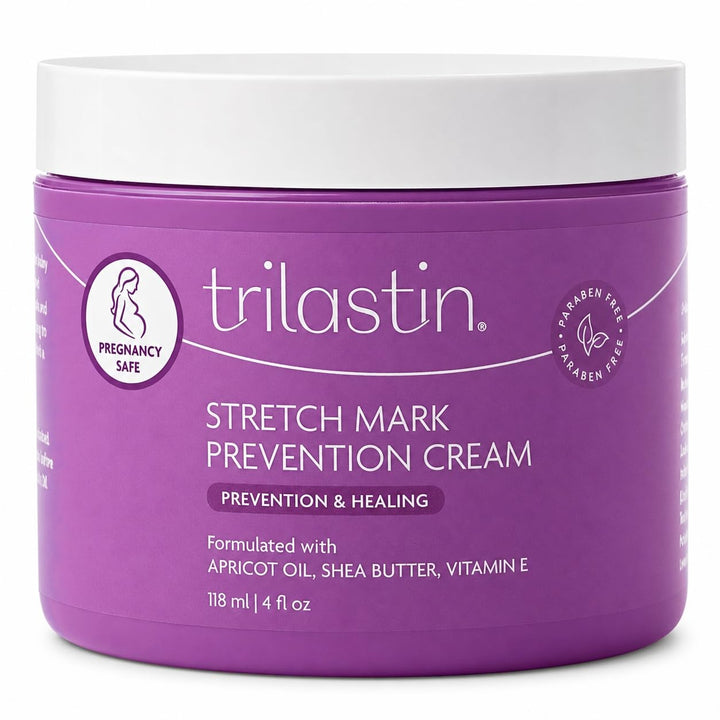 Trilastin Hydrating Maternity Body Cream with Shea Butter & Vitamin E, 4 oz