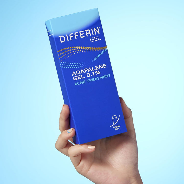 Differin Acne Gel Gentle Skin Care for Acne Prone Sensitive Skin, 15g Tube (Packaging May Vary)