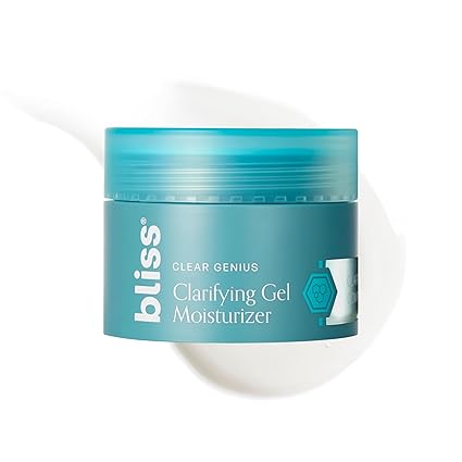 Bliss Clear Genius Gel Moisturizer with CLARITY 5 Complex – Lightweight Hydrating Formula, 1.7 fl oz