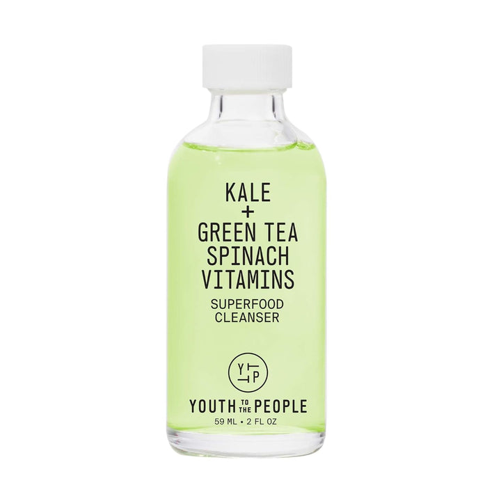 Superfood Facial Cleanser with Kale & Green Tea – Daily Face Wash for Clean & Fresh Skin