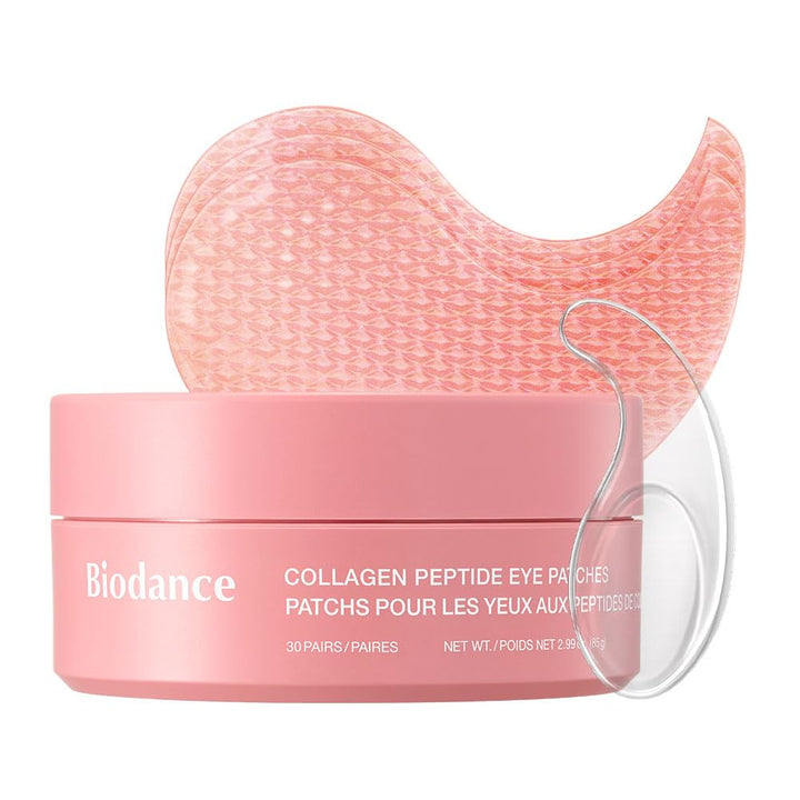 BIODANCE Hydrogel Eye Patches with Collagen, Peptides, and Caffeine, 60 Count