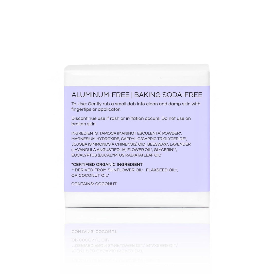 Little Seed Farm Natural Deodorant Cream - Lavender, Aluminum & Baking Soda Free, 2.4 oz