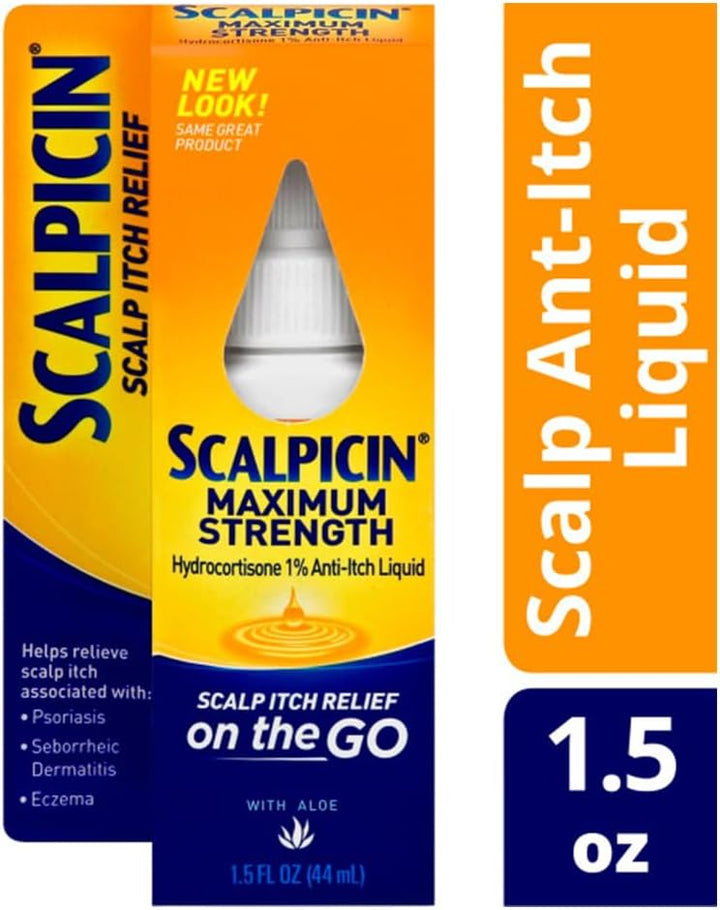 Scalpicin Maximum Strength Scalp Treatment Liquid -1.5fl oz