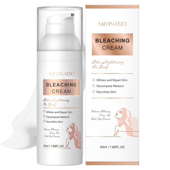 Miyinado Skin Brightening Cream with Vitamin C – Dark Spot Corrector for Underarms, Knees, Elbows & Bikini Area (50ml)