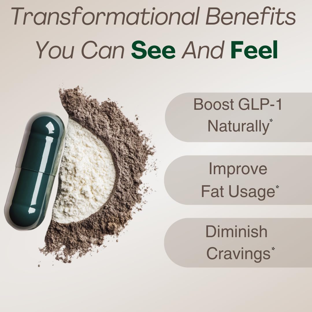 GLP-1 Balance Formula | Herbal & Probiotic Blend | 60 Capsules