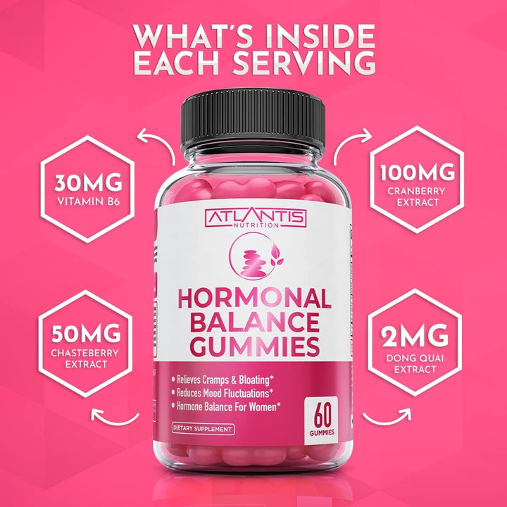 Atlantis Nutrition Hormonal Balance Gummies for Women