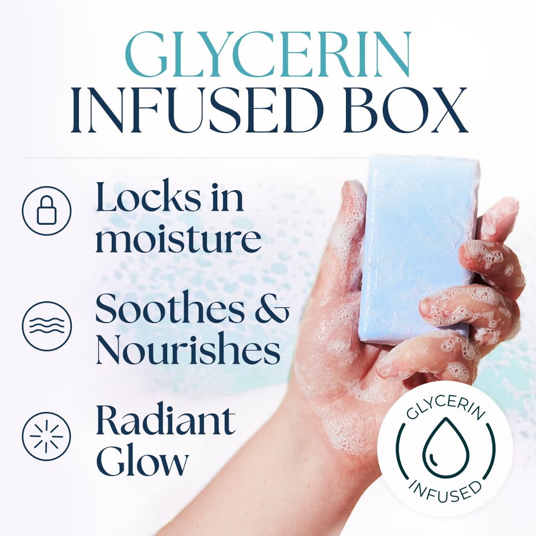 Nurture by Nature Ocean Escape Spa Gift Set for Women – 4-Piece Home Self-Care Kit with Body Scrub, Bath Salts, Soap & Hand Cream – Vegan, Paraben-Free, Cruelty-Free