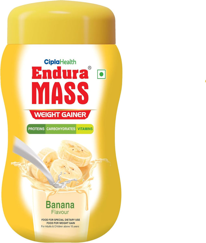 Endura Mass Weight Gainer Powder – Banana (500g)