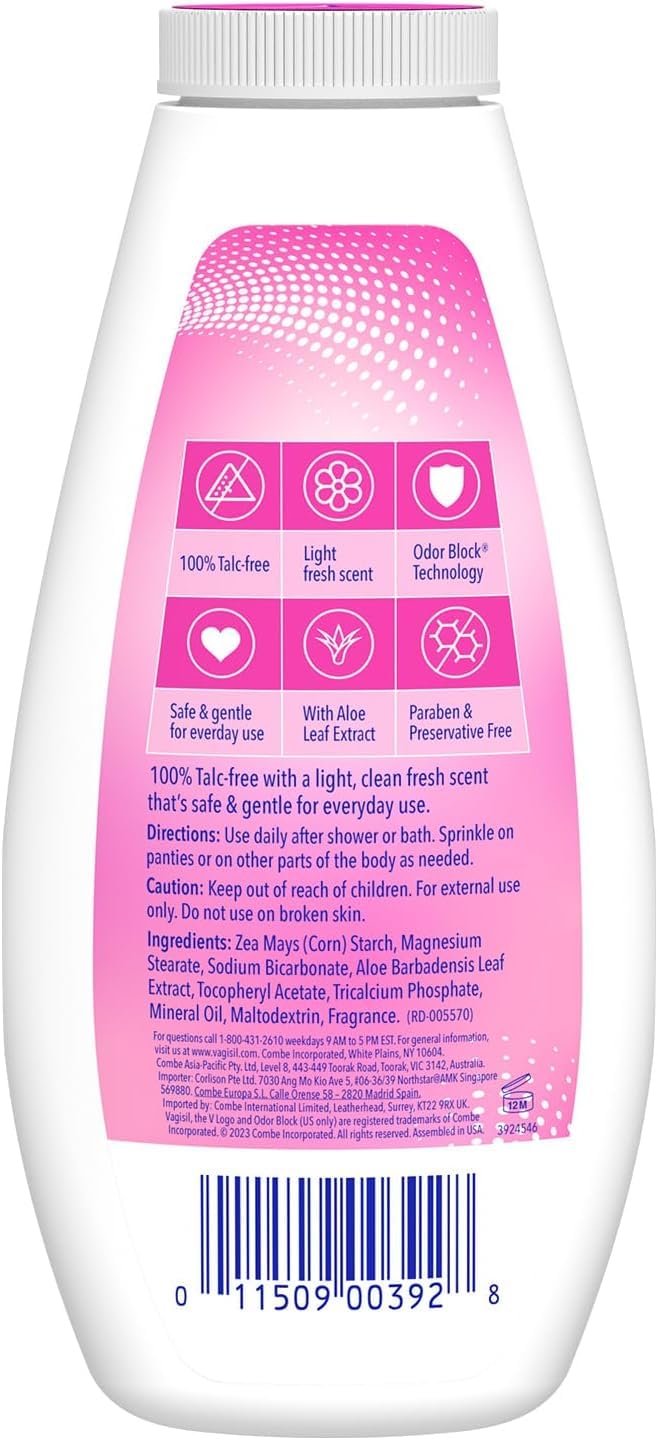 Bottle with pink label and white cap on a white background