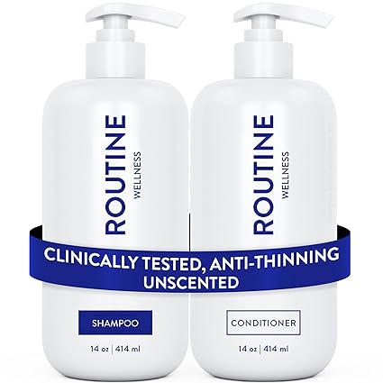 Routine Wellness Anti-Thinning Shampoo & Conditioner Set for Thinning Hair