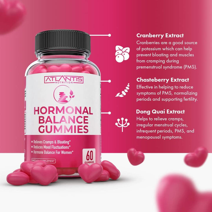 Atlantis Nutrition Hormonal Balance Gummies for Women